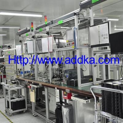 Electronic products processing production line