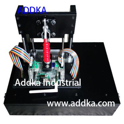 Pin-socket connector in-out test fixture