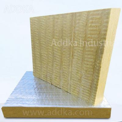 Fire-resistant and smoke-venting rock wool